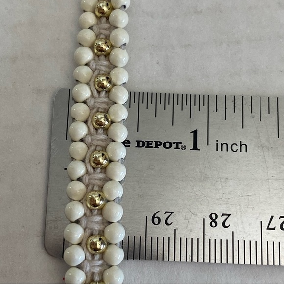 Madewell White Silver Round Beaded Necklace - Picture 12 of 14